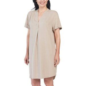 Hilary Radley Tencel Shirt Dress  Size XL